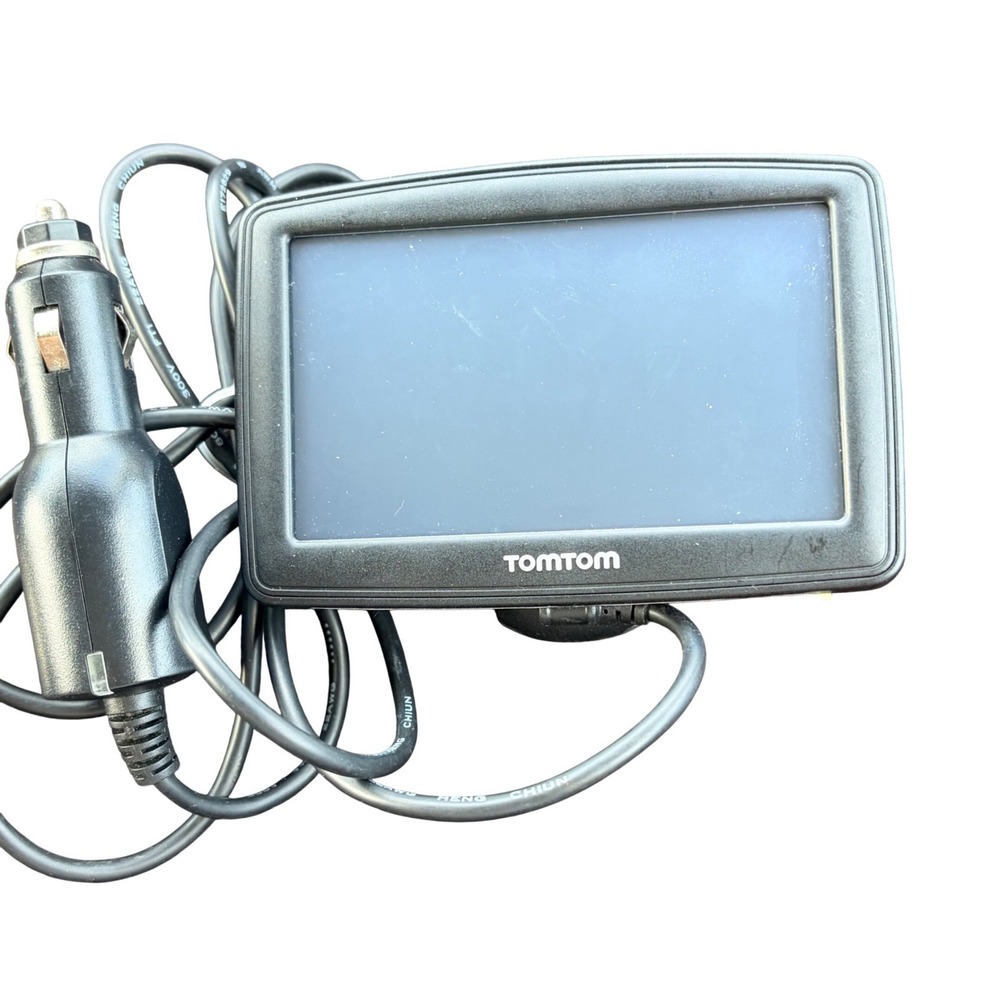 TomTom Portable GPS Navigator Touchscreen Unit with Car Charger and Mount Black